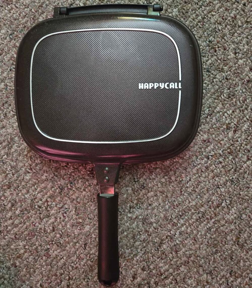 HappyCall New Jumbo Grill Titanium Nonstick Double Sided Pan